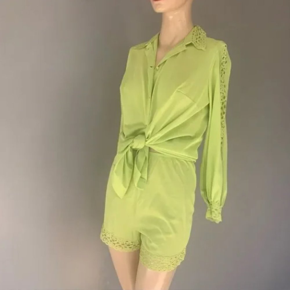 Vintage Pajama Short Set